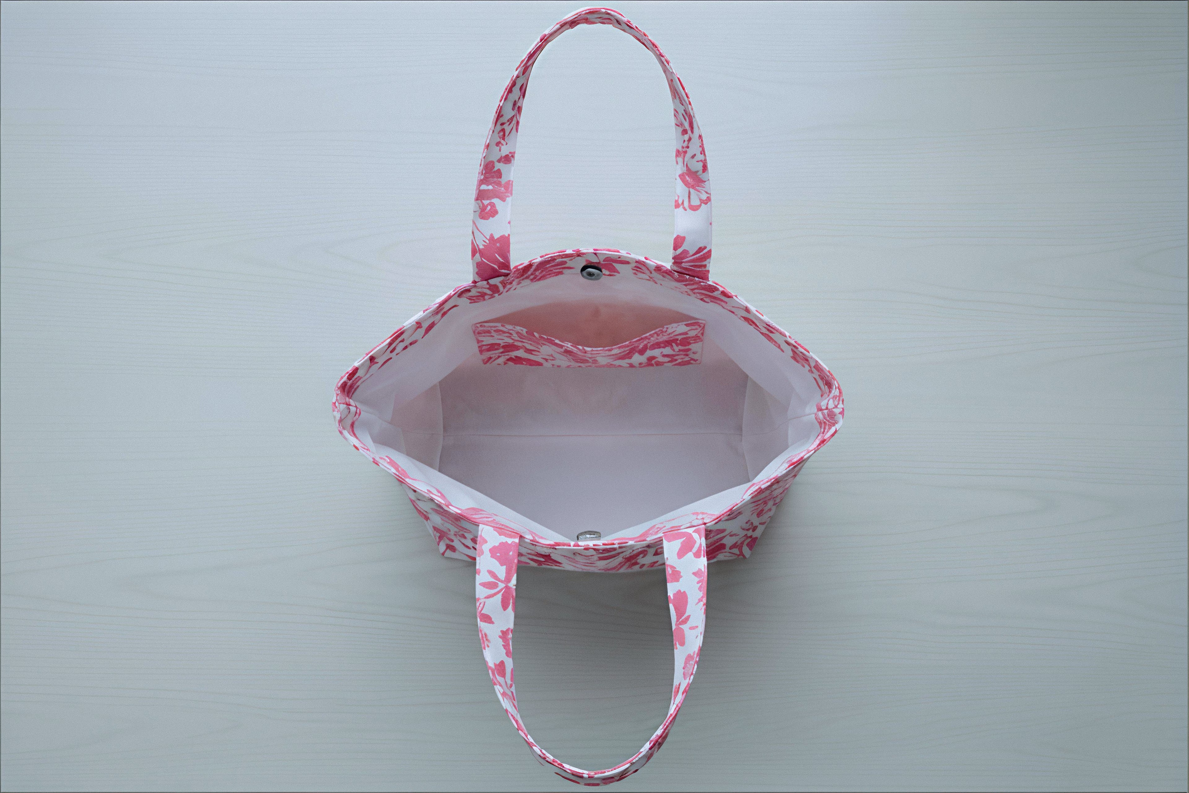 Pink Floral Tote