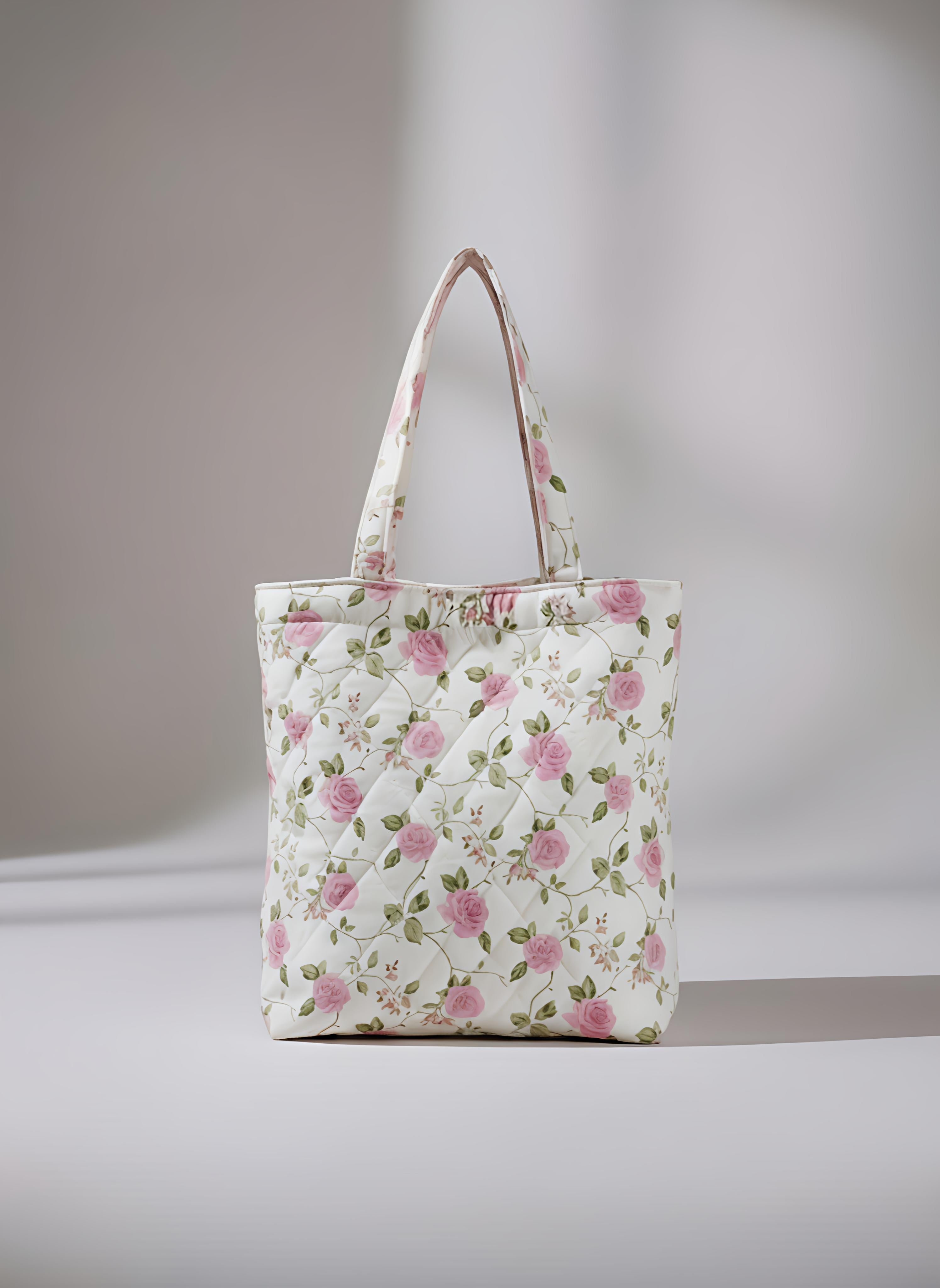 Pink Rose Tote