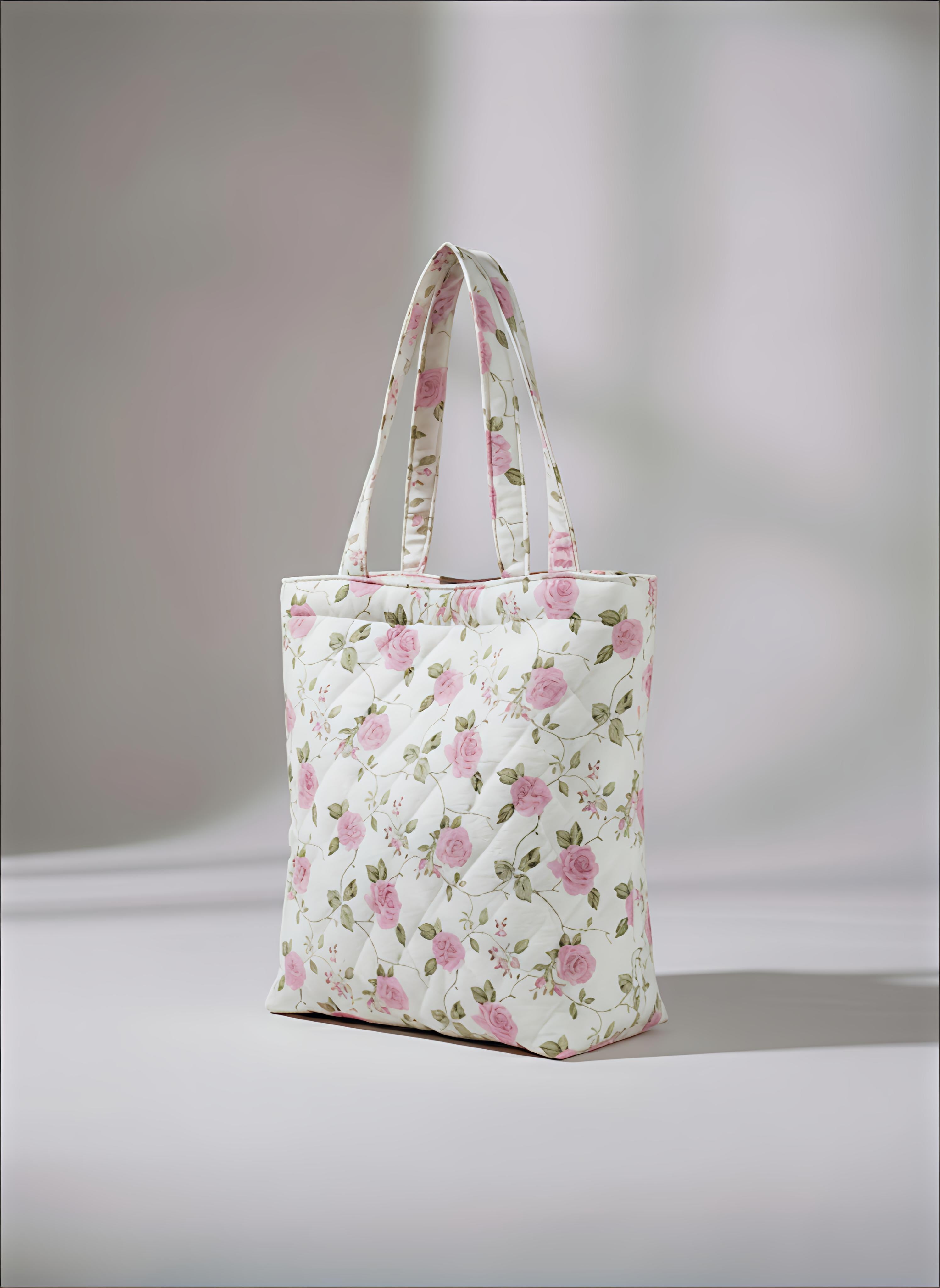 Pink Rose Tote