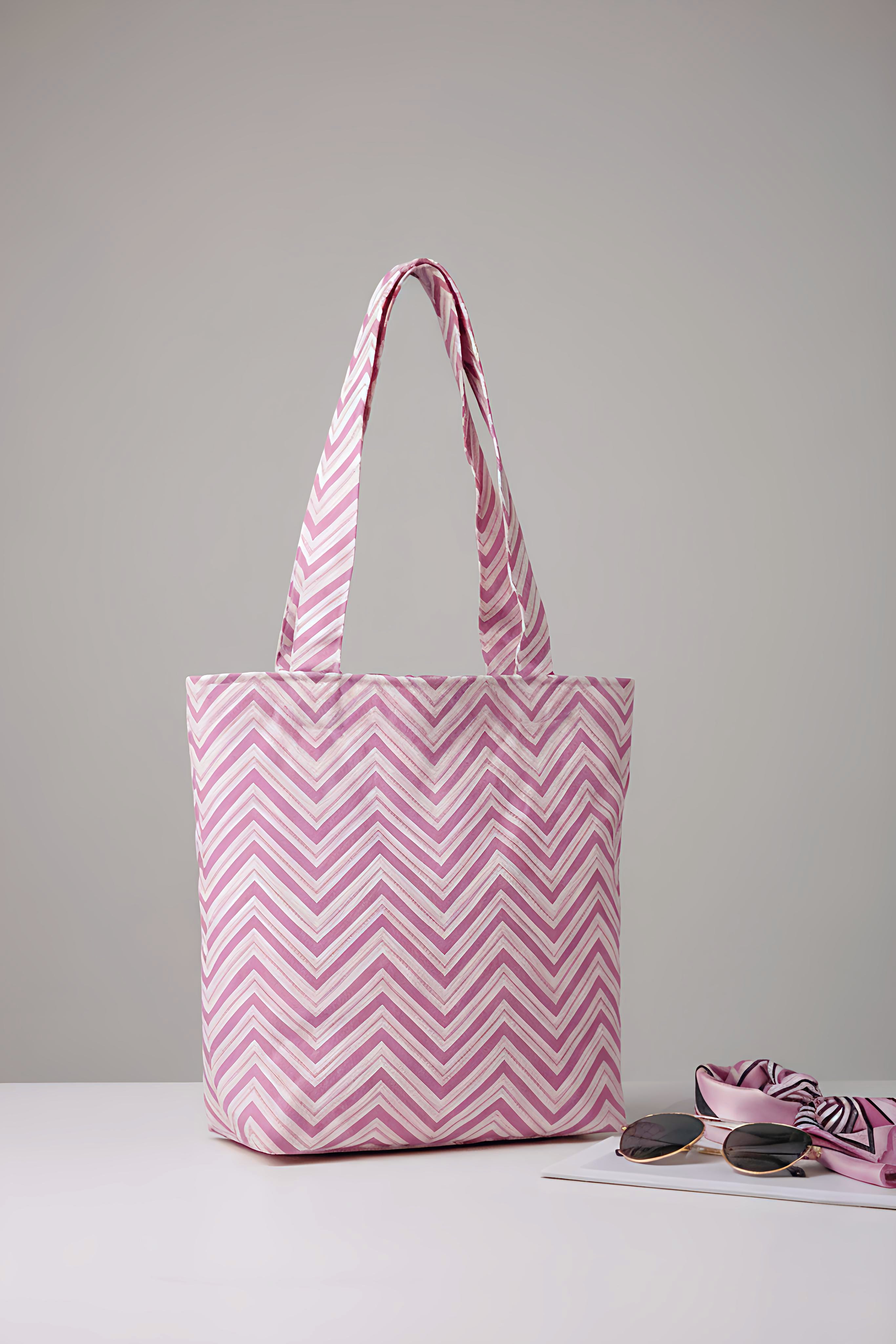 Pink Lining Tote