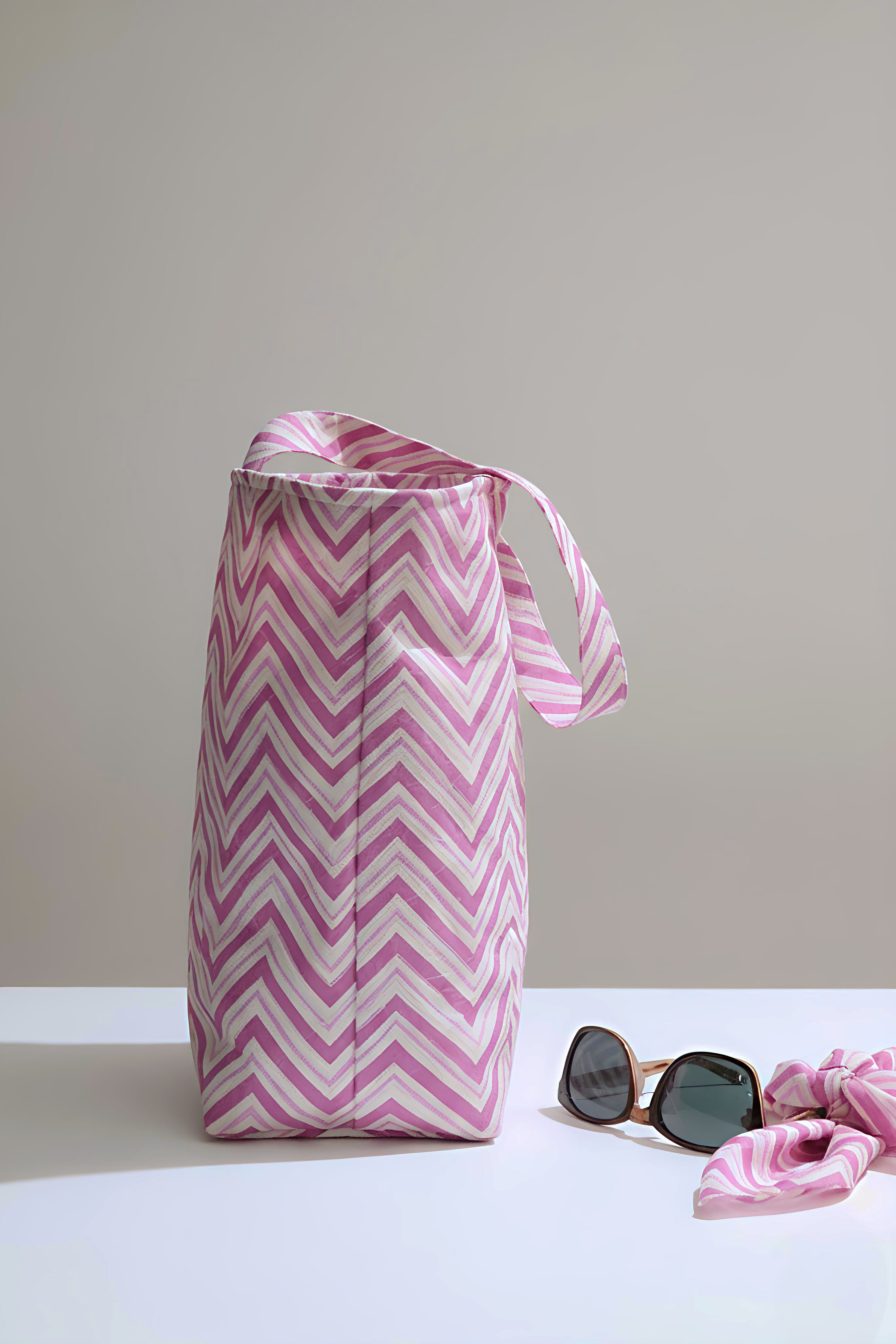 Pink Lining Tote