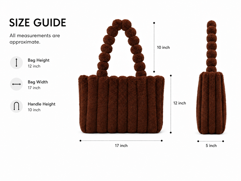 Brown Puff Tote