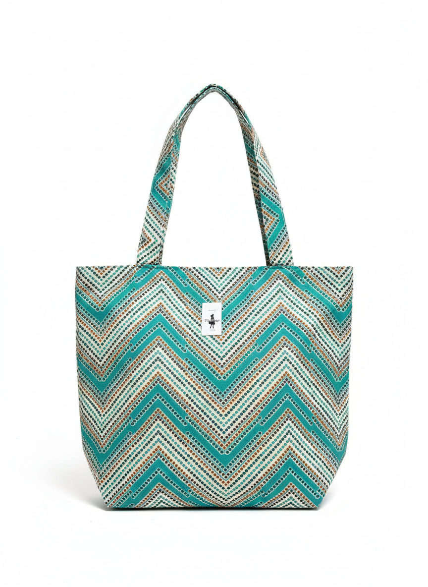 Chevron Print Tote bag