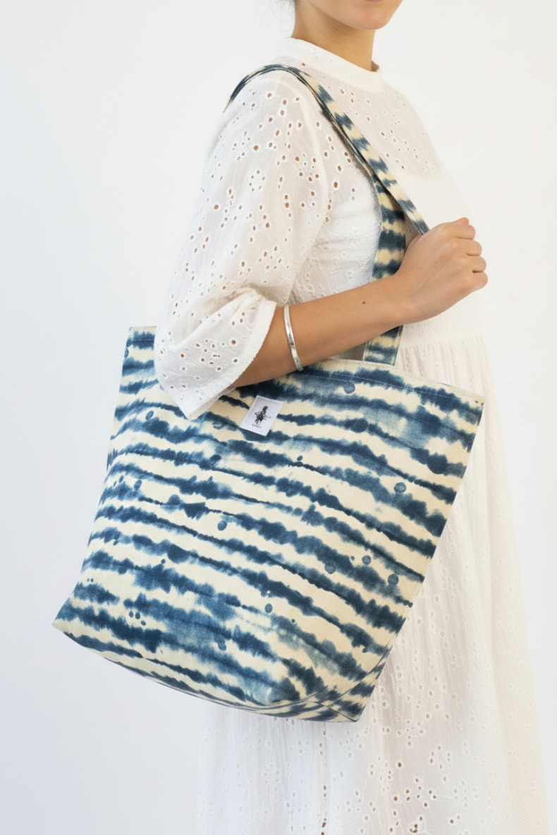 Shibori Print Totebag