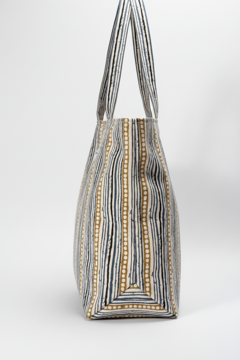 Boho Stripe Tote Bag