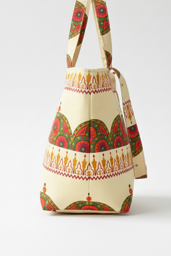 Rangoli Folk Print Tote