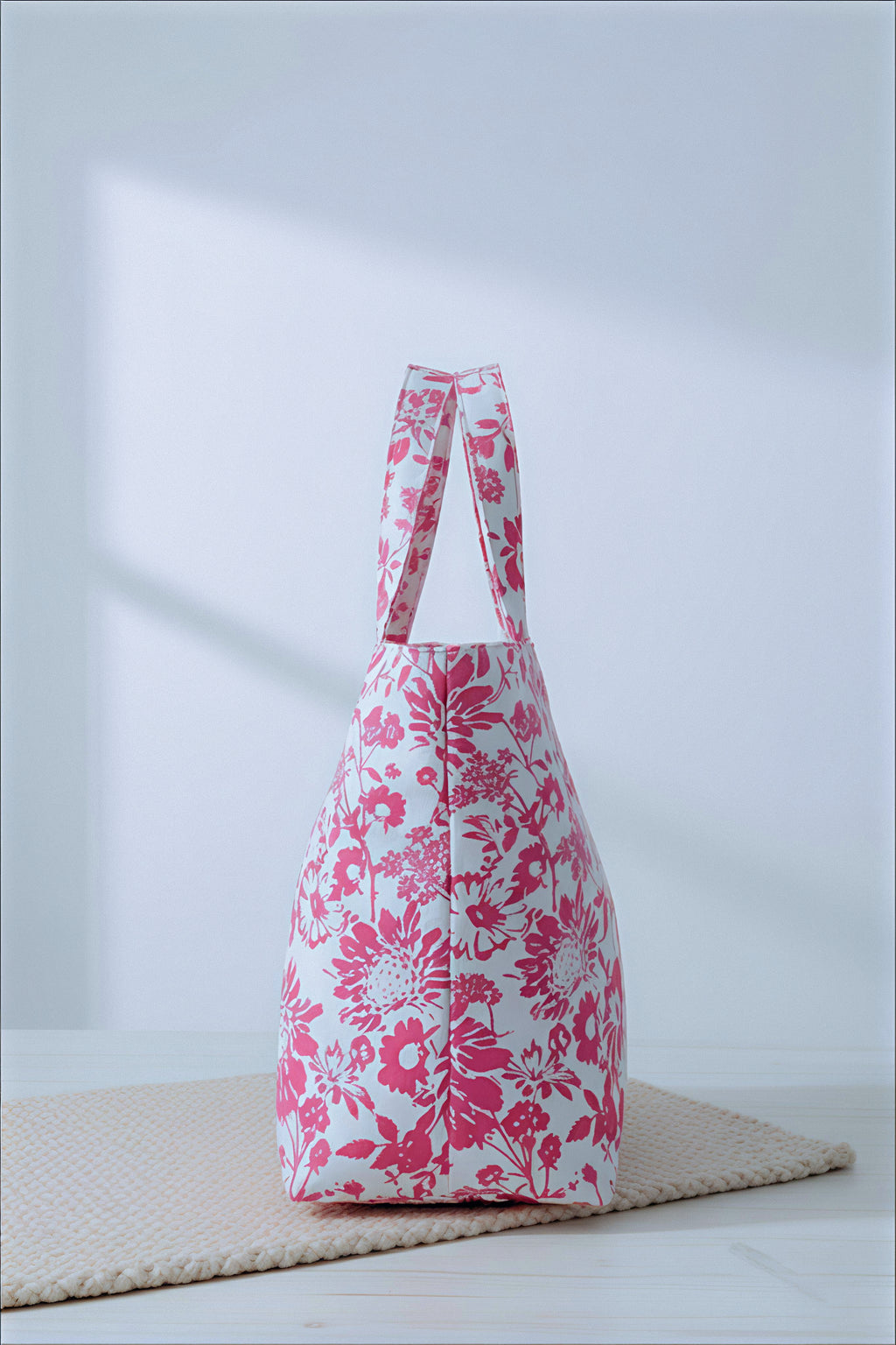 Pink Floral Tote