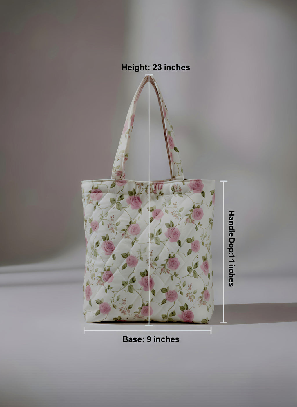 Pink Rose Tote