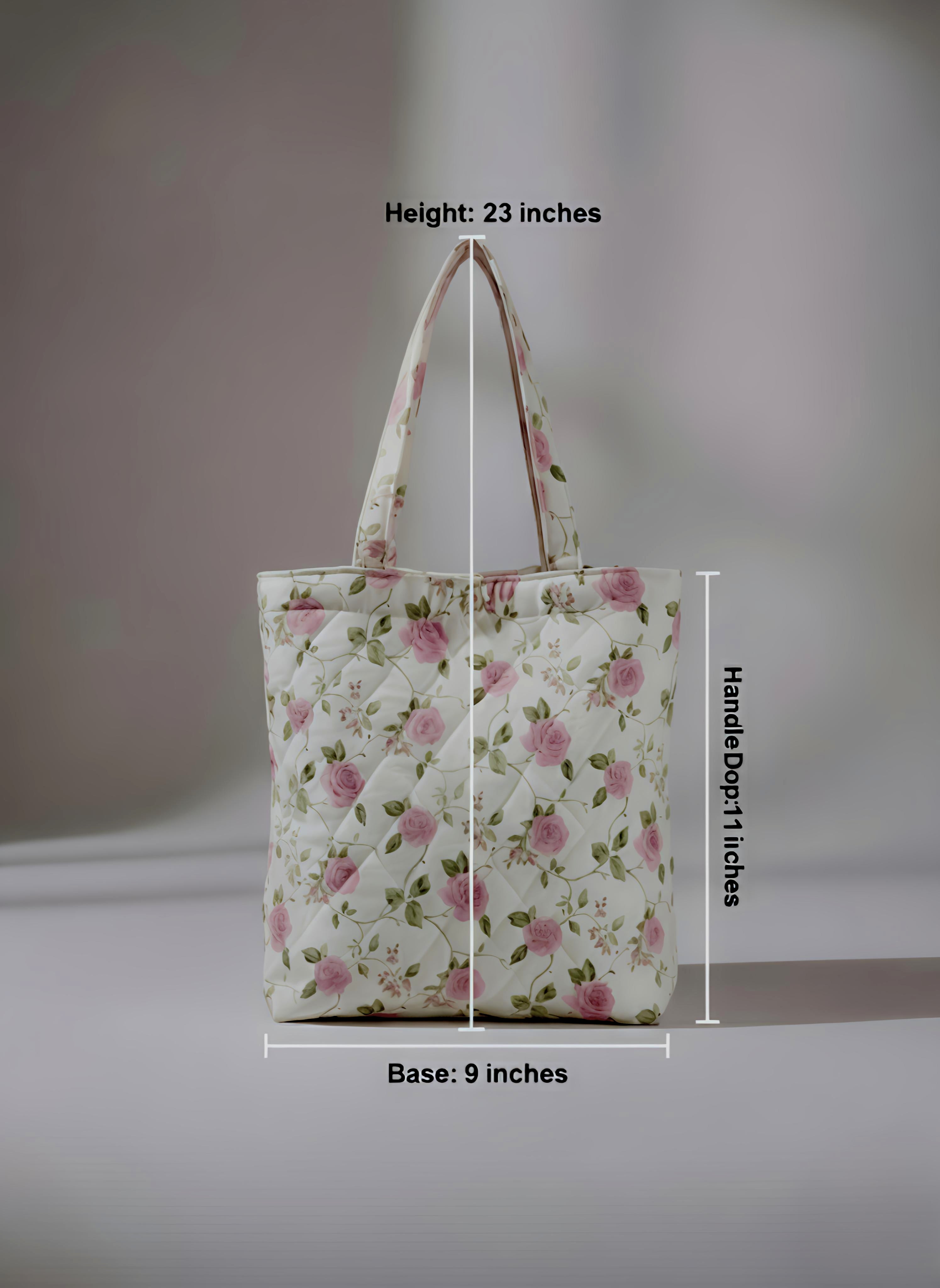 Pink Rose Tote