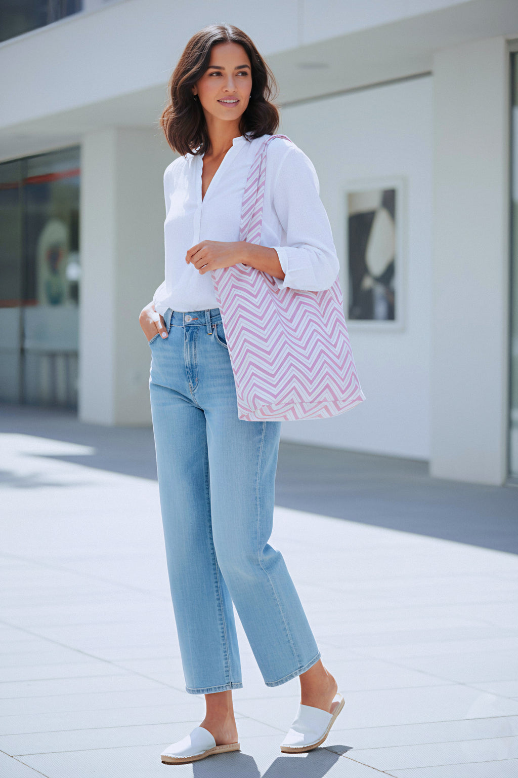 Pink Lining Tote