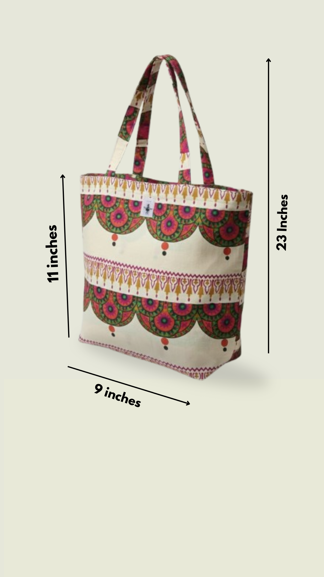 Rangoli Folk Print Tote