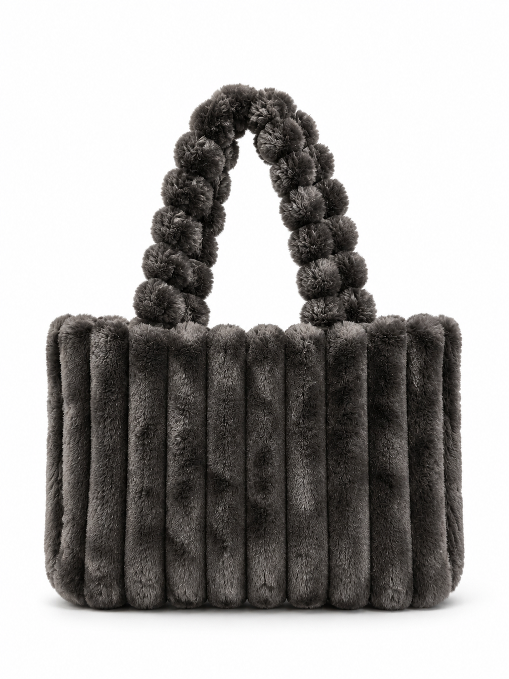 Grey Puff Tote